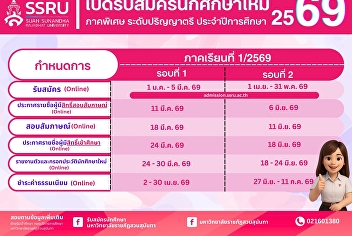 Calendar for New Student Admissions,
Special Program, Academic Year 2026.